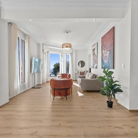公寓 Rerf 2046 - Croisette - Fully Renovated With Sea View For 戛纳
